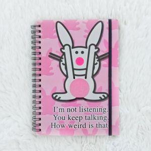 🆓💝 Gift with Purchase: Small Happy Bunny Notebook